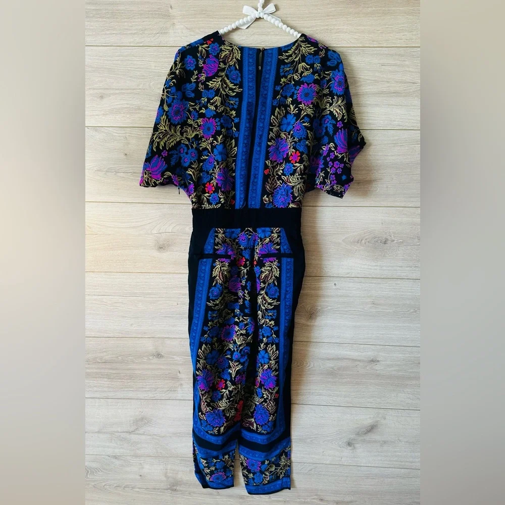 Anthropologie Multicolor Floral Jumpsuit
